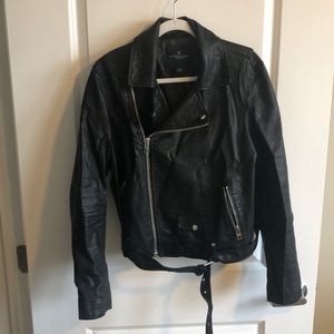 American Eagle faux leather jacket, XL